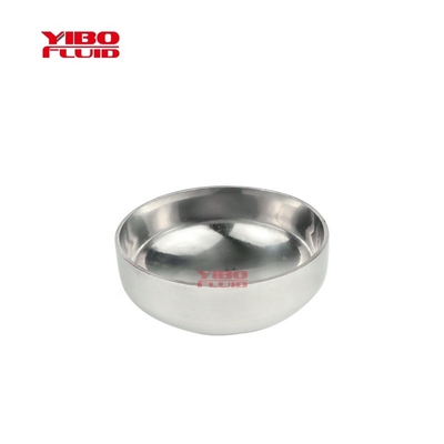 Dairy Milk Herbal Beverage Brew Beer Wine Stainless Steel Head Water Tank Dish Head Hemispherical Domed Pipe Fitting Torispherical Head / Elliptical / Domed Head